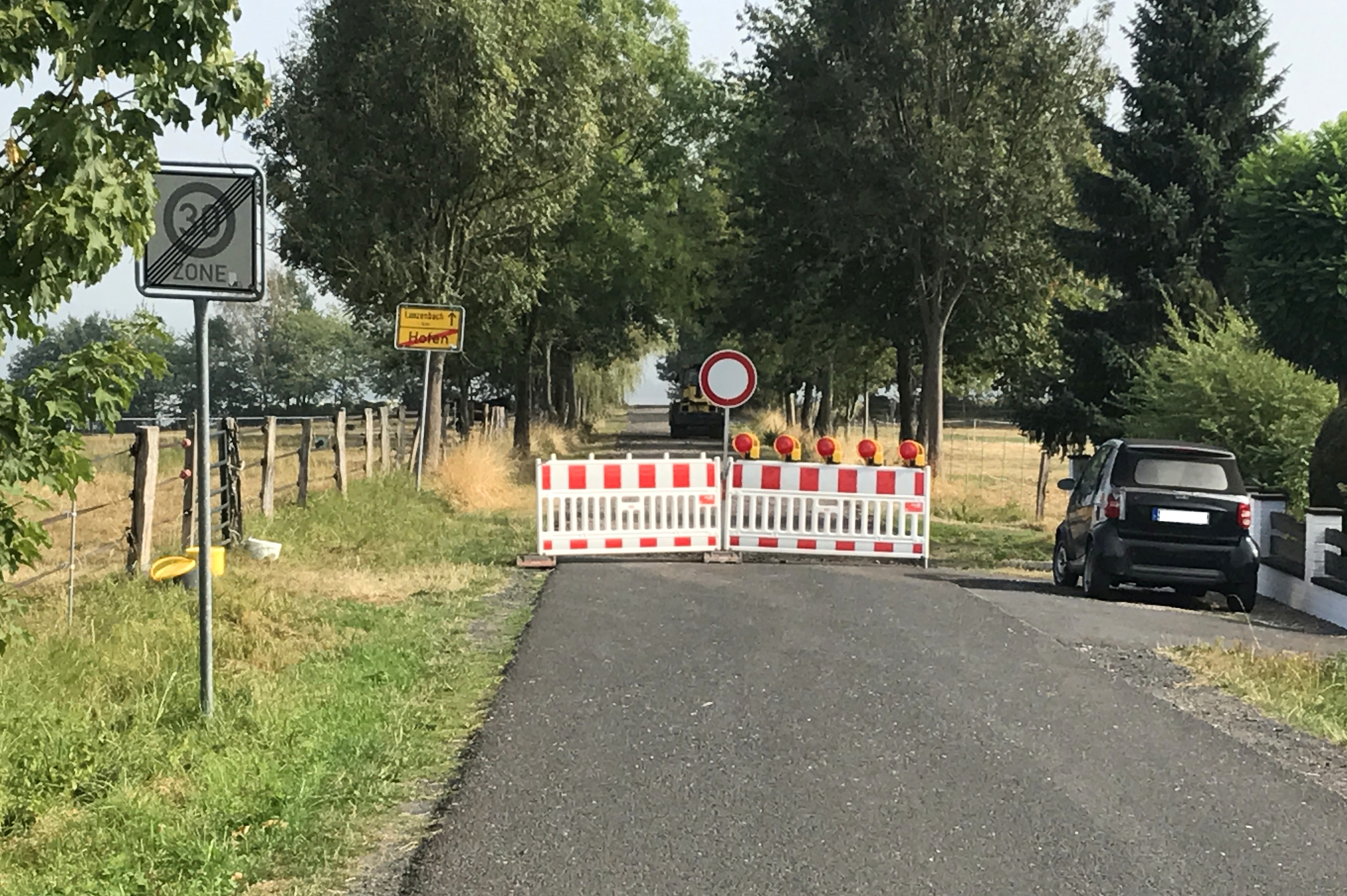 Straße zwischen Lanzenbach und Hofen endlich saniert